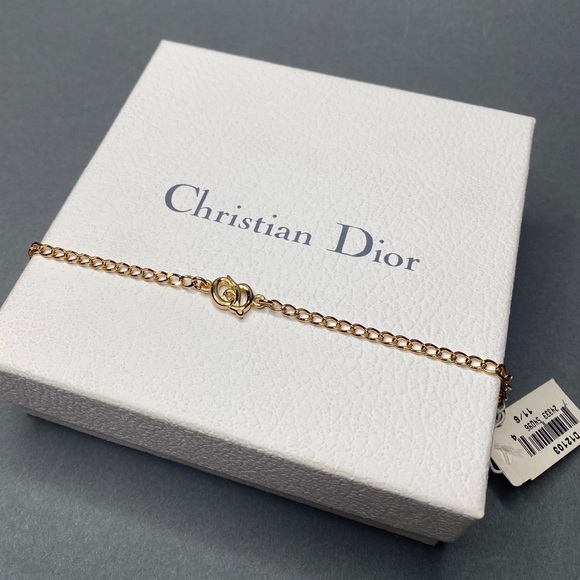 Dior Jewelry - NWT Vintage Dior CD Logo Chain Gold Bracelet